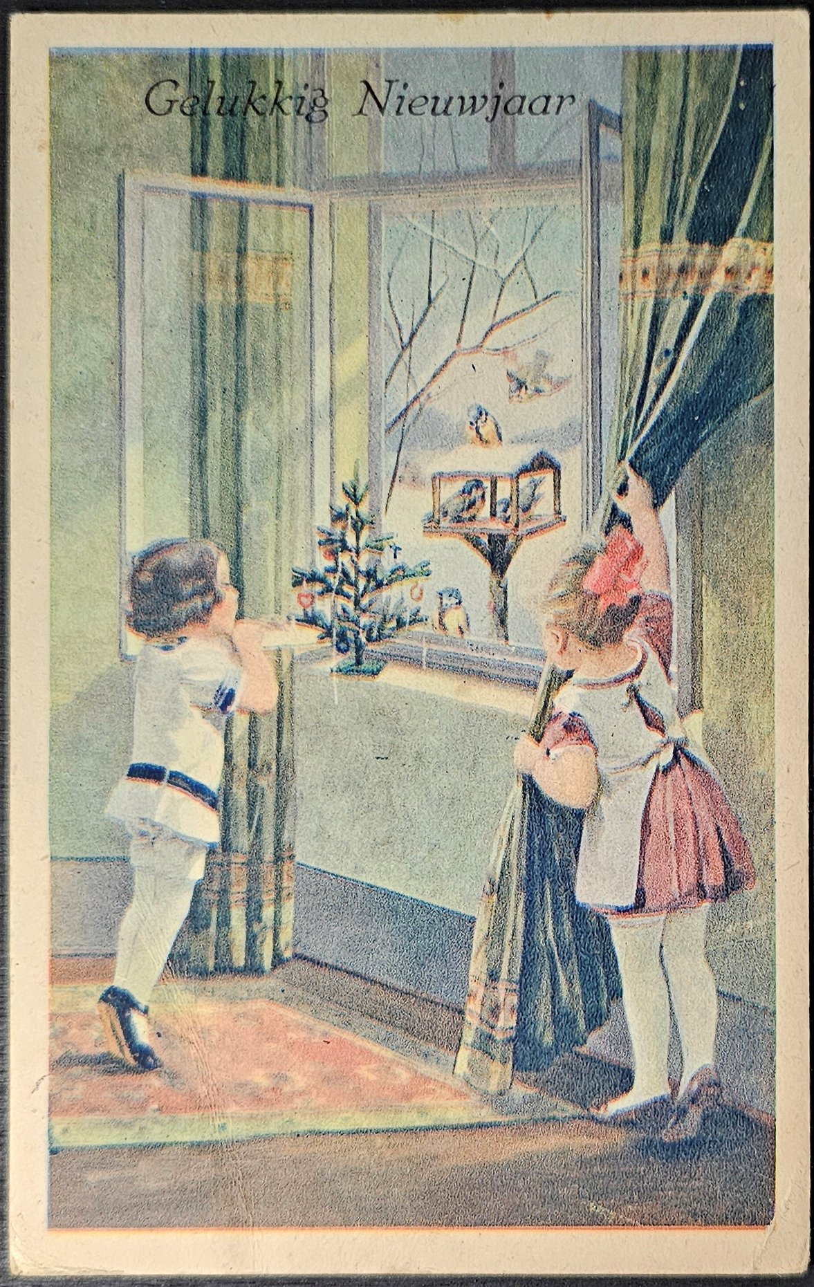 (image for) postcard New Year #0002